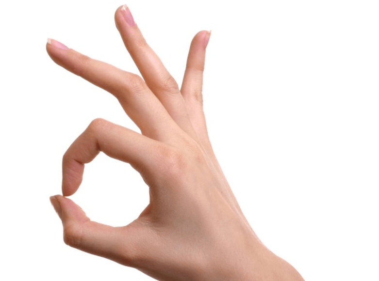 Technische Finger im Ring